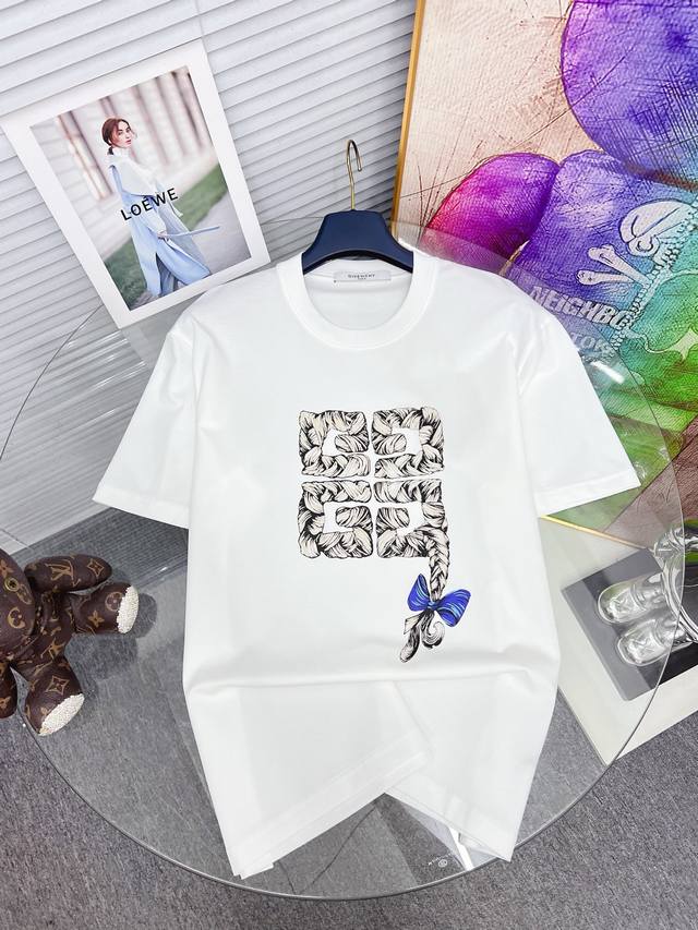 Ac New style letter printed double-layer heavy-duty short-sleeved T-shirt. Lette