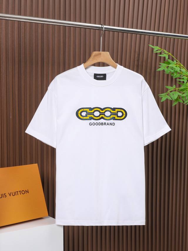 Fendi 2025 summer new three-standard complete! Men's round neck T-shirts are sol