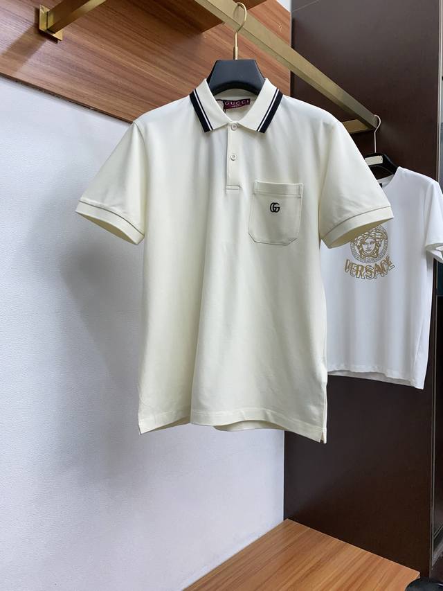 Zegna 25Ss new spring and summer short-sleeved top version for customization. Hi