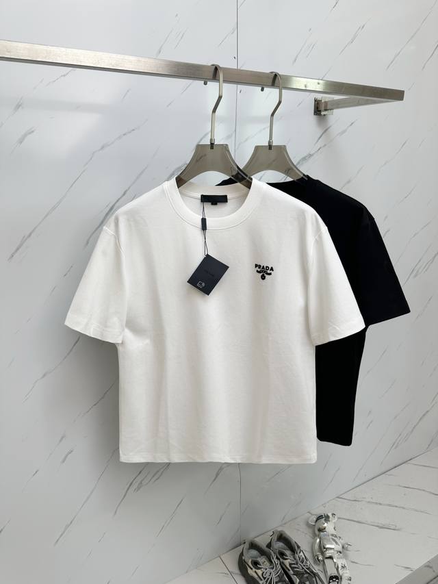Ze's 2025 summer new classic fashion all-match round neck short-sleeved shirt cu
