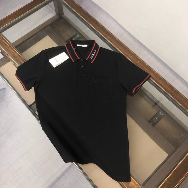 Gucci, 2025 Spring and Summer new product series, round neck short-sleeved T-shi