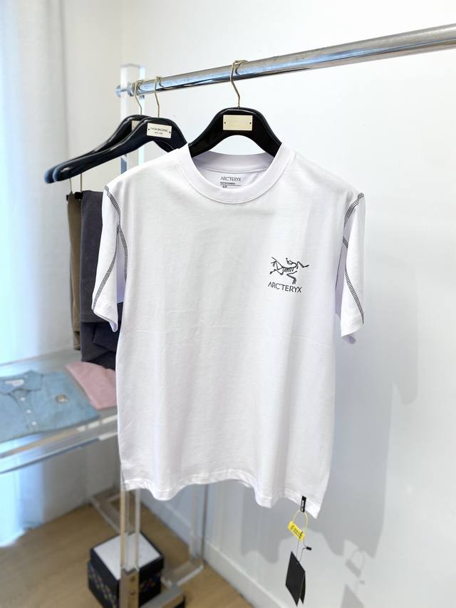 Prada-2540Ss New summer counter fashion hot-selling round neck T-shirt, casual a