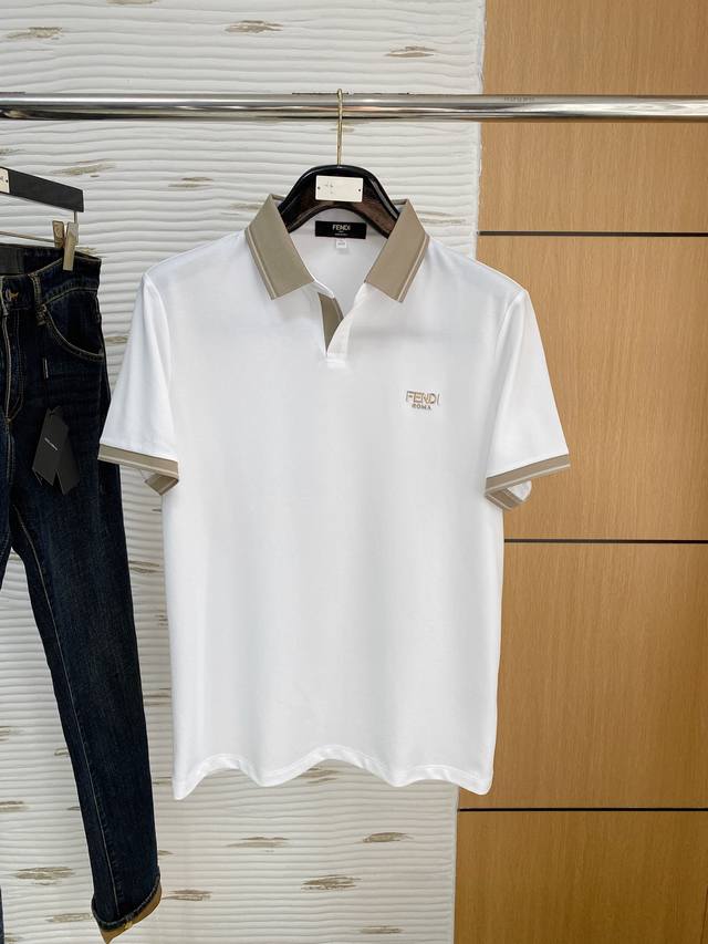 Tb Thom Browne-2540Ss Summer new counter fashion hot lapel T-shirt, casual and f