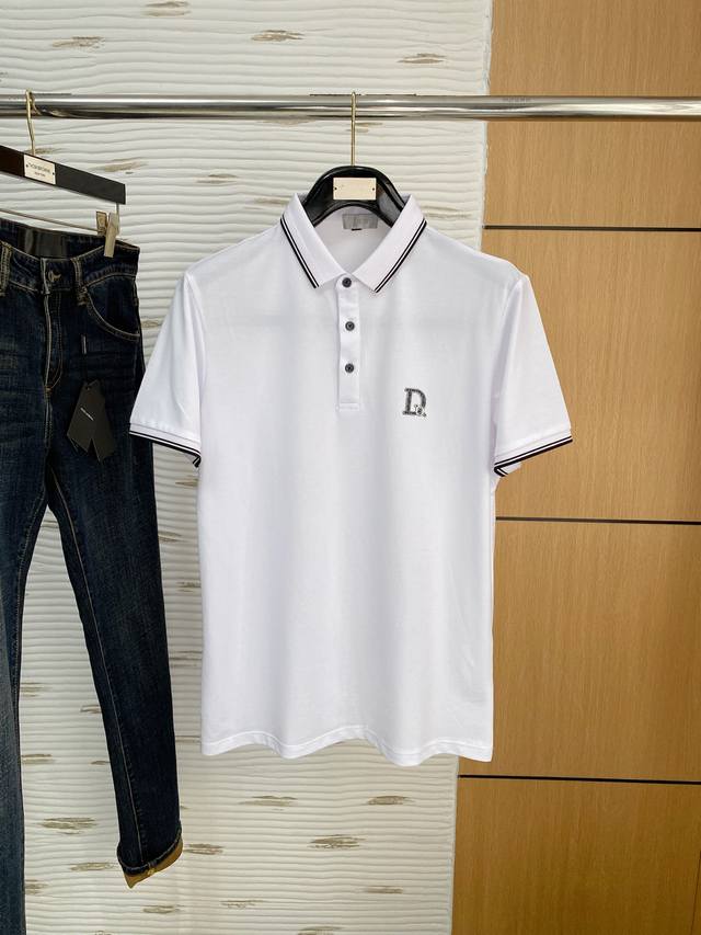 Hermes-2540Ss New summer fashion hit lapel T-shirt, a must-have for casual and f
