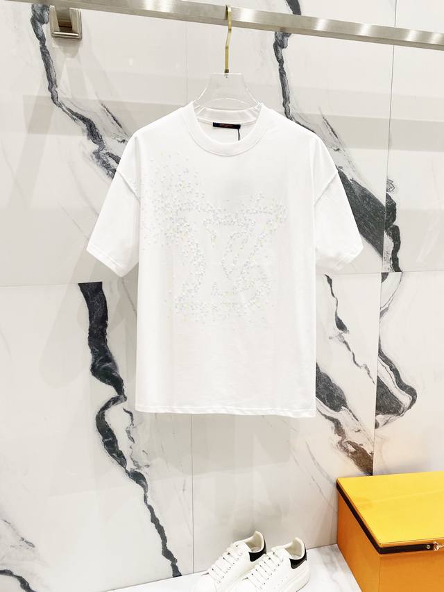 Prada 60Ss new classic printed short-sleeve, celebrity style, made of double yar