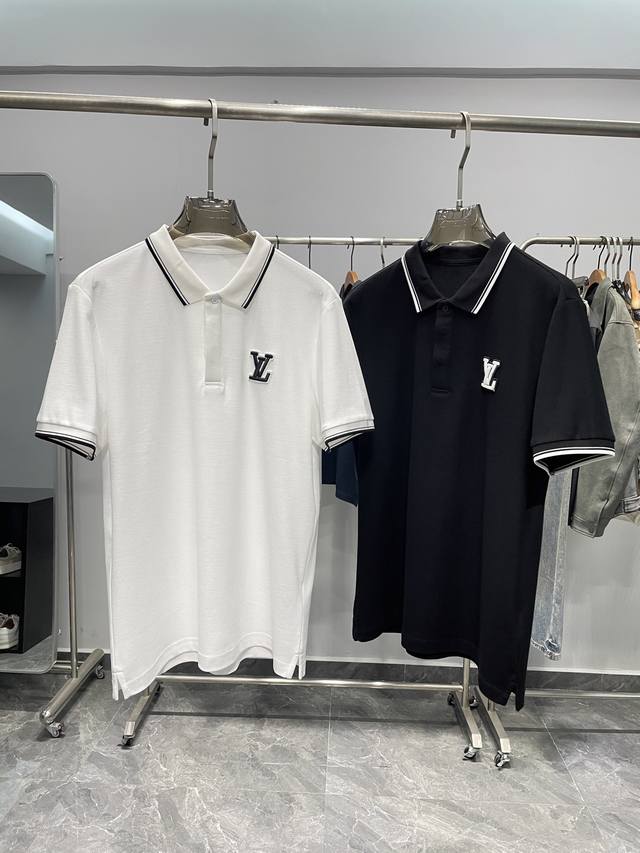 Pra25S new spring and summer business casual lapel short-sleeved Polo, size M-3X