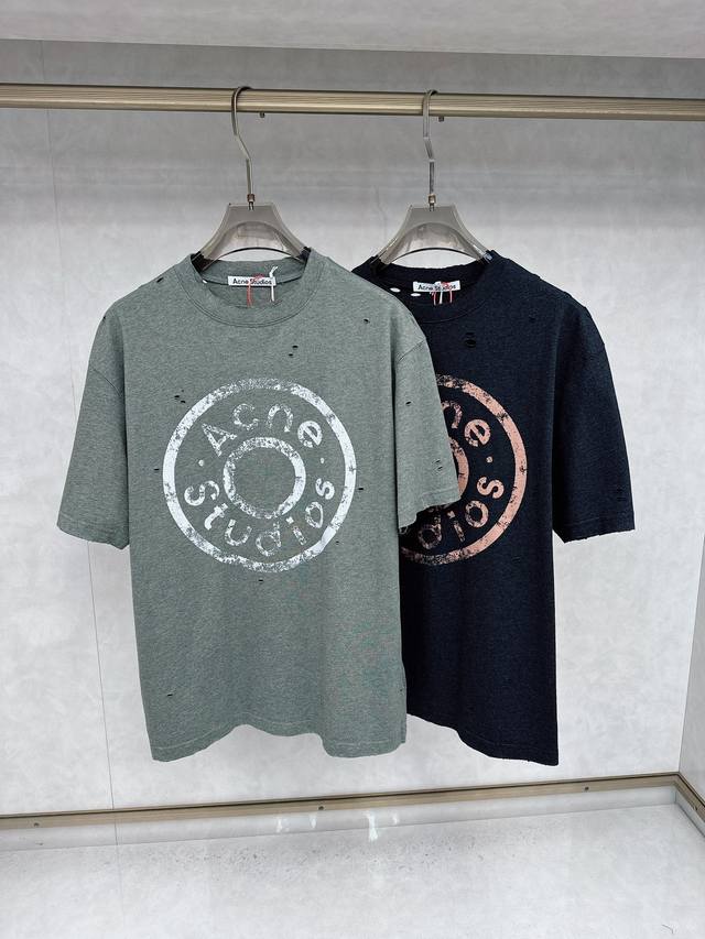 Moschino, 2025 Spring and Summer Men's New Classic Logo Round Neck Short Sleeve