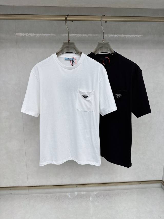 Bbr, 2025 Spring and Summer Men's New Classic Logo Round Neck Short Sleeve T-shi