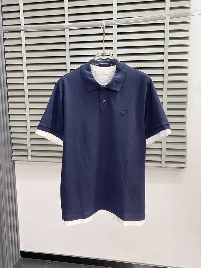 New arrival Kiton 2025Ss summer new letter logo men's lapel Polo shirt! Classic
