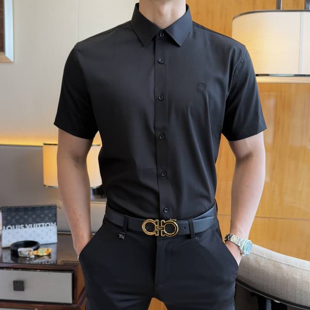 Zegna 2025 new original men's casual bottom short-sleeved T-shirt! High-end cust