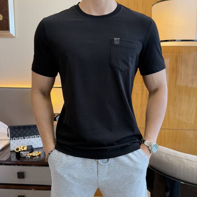 Burberry 2025 summer new short-sleeved T-shirt, the first exclusive online debut