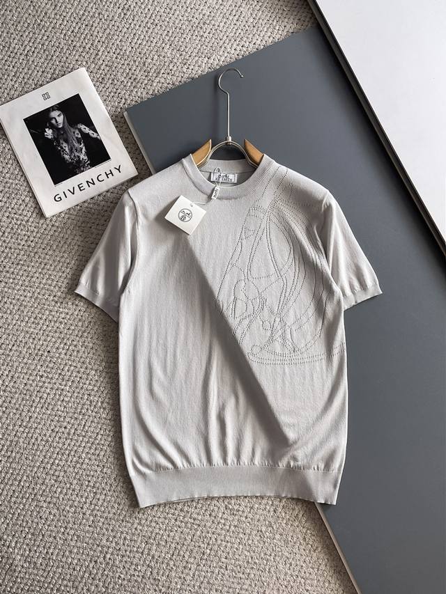 Lv 2025 Spring and Summer New Release Counter Latest Short Sleeve Round Neck T-s