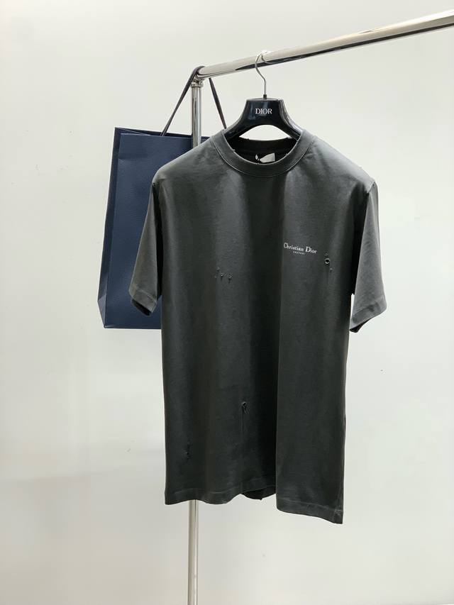 Donkey Lv 25Ss early spring new rope signature letter embroidered denim shirt Li