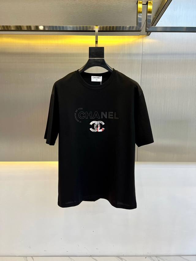 Style No. Aa81120 Good gravel sequin letter short-sleeve Goodbrand counter same