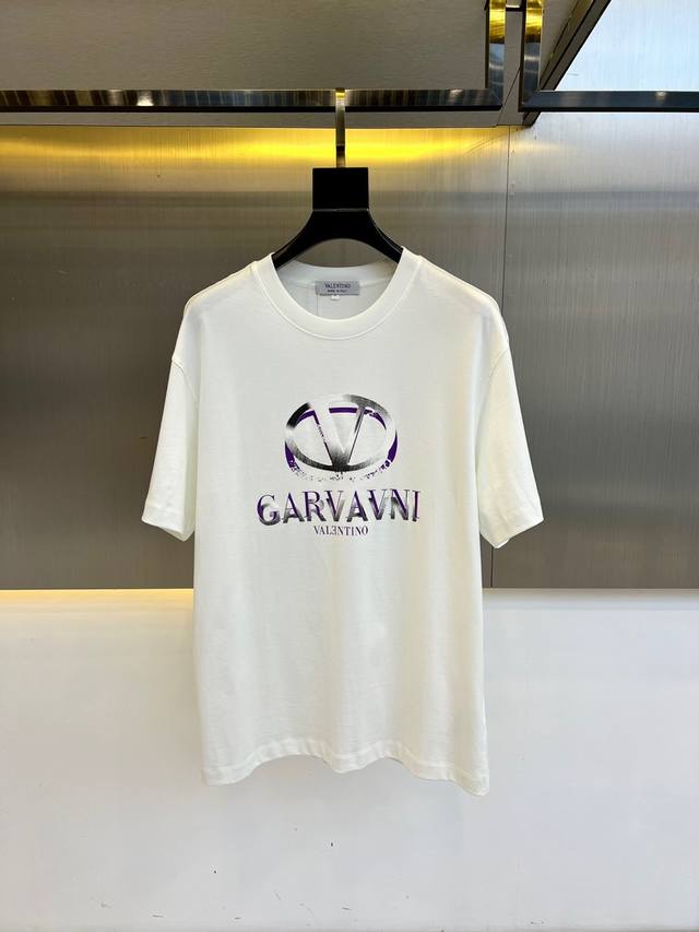 Balenciaga 2025Ss new spring and summer short-sleeved cotton plain fabric, re-wa