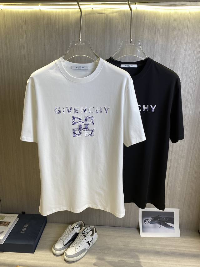 Burberry 2025Ss spring and summer new sailboat letter logo printed short-sleeved