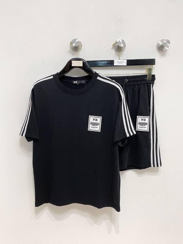 Balenciaga raglan new style letter print double-layer heavy-duty short-sleeved T
