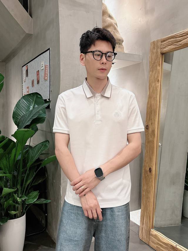 Loewe 2025 spring and summer new towel full print jacquard short-sleeved T-shirt