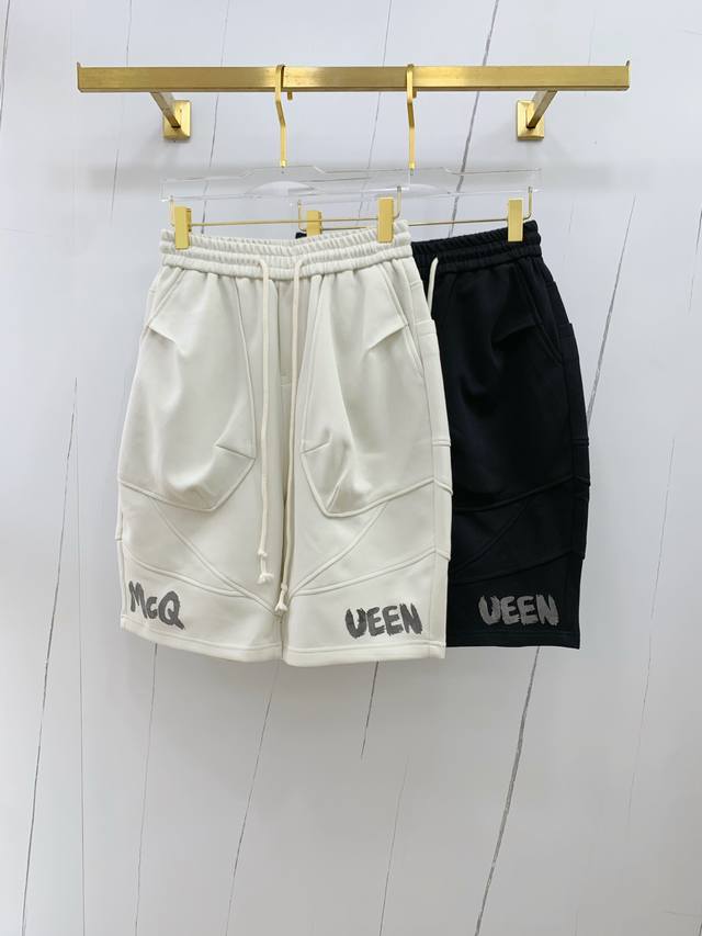 Gucci 2025Ss spring and summer new embroidered logo casual couple shorts Origina