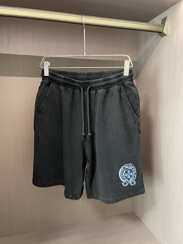 Chrome Hearts 2025Ss new American acid-washed distressed laser burnt flower appl