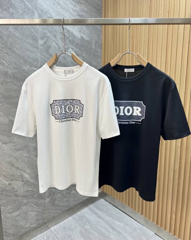 Fd Fendi 2025 spring and summer new original men's round neck short-sleeved T-sh