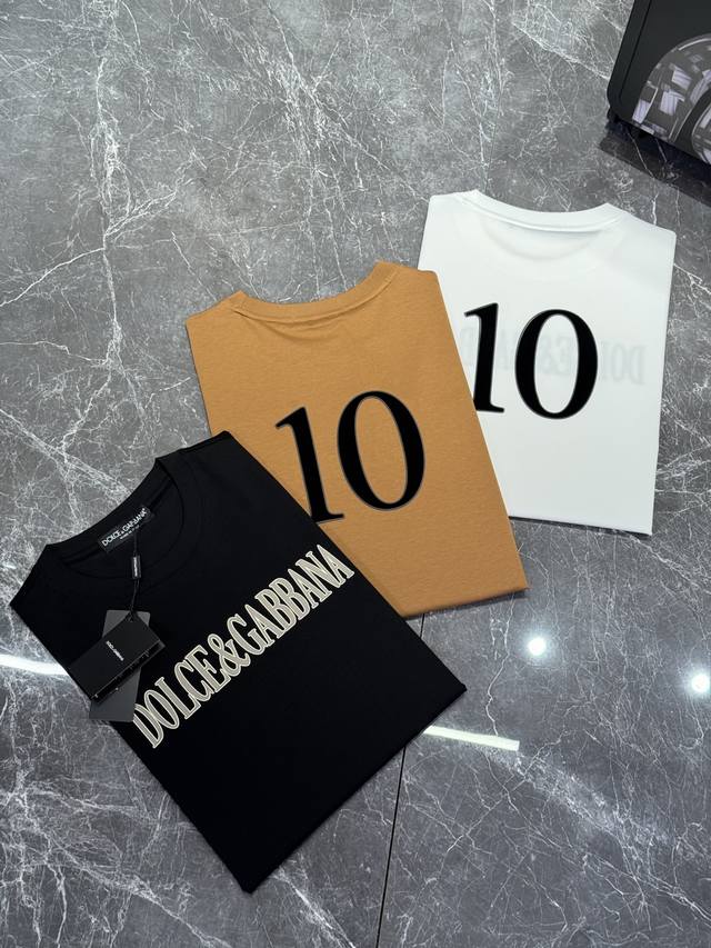 Bal*Nciaga 2025 spring and summer new original men's round neck short-sleeved T-