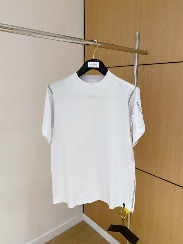 Celine embroidered ribbed short-sleeved Polo is made of selected cotton fabric t
