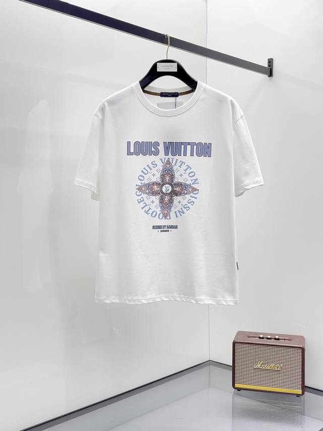 Bal 2025Ss Spring and Summer latest round neck fashion short-sleeved T-shirt, of