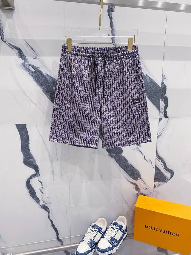 quality single Balenciga25Ss new 2-color red tape letter shorts, fabric is made