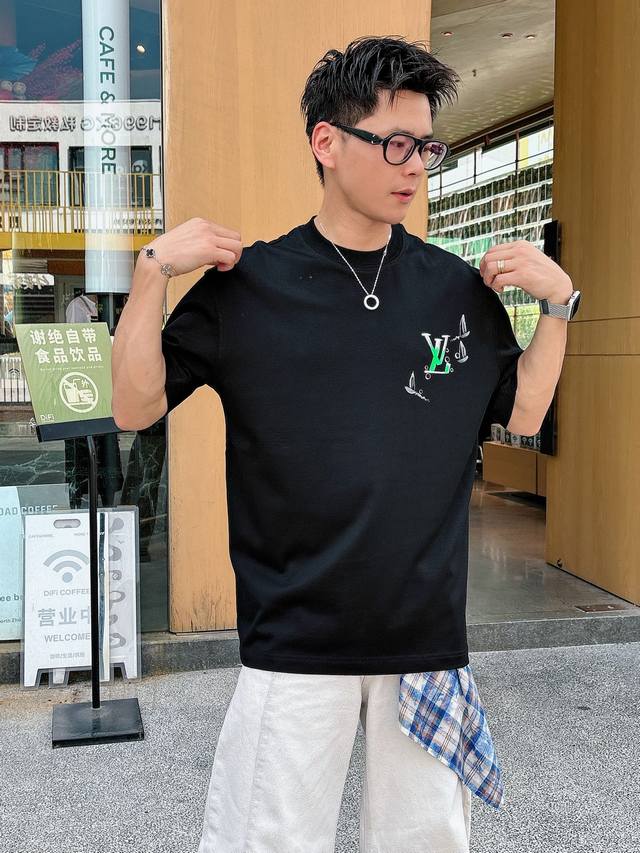 Dg Short-sleeved series Season: 2025 Spring and Summer Color: Black, White, Gray