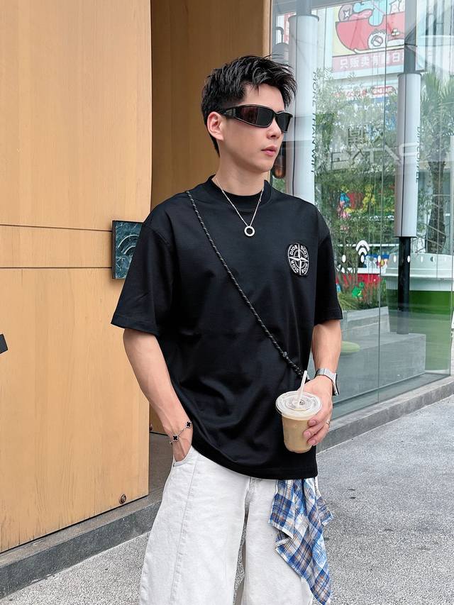 Lw25Ss new spring and summer breathable mesh cotton round neck short Tee, men's
