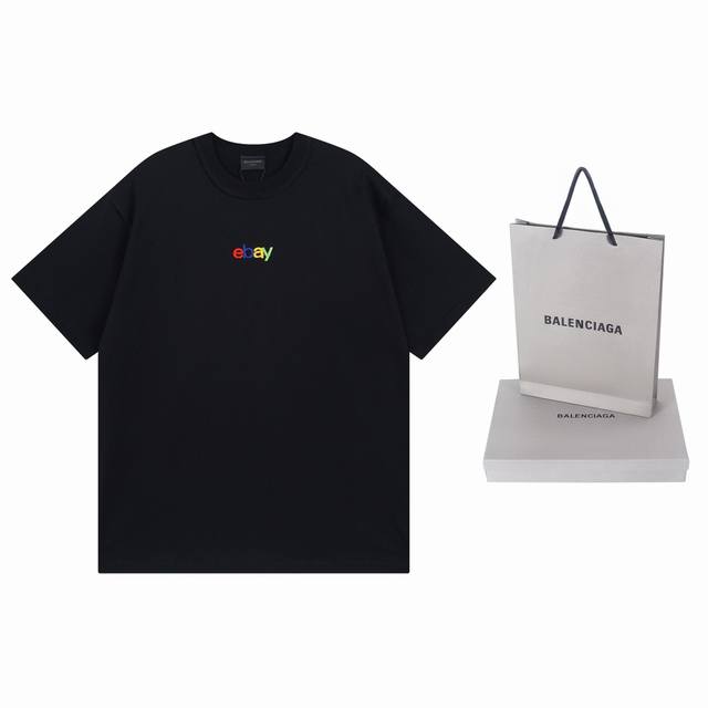 Loewe 2025 Spring/Summer new round neck short-sleeved T-shirt slim fit ~ High-en
