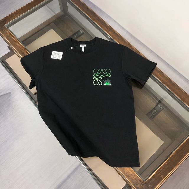 New short-sleeved K01 Balenciaga 24S double B environmentally friendly series di