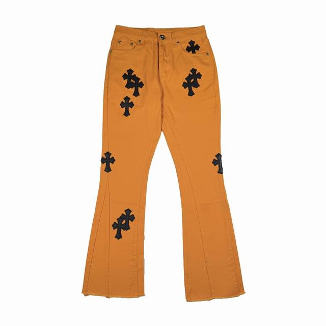 Louis Vuitto*2025 new arrivals printed denim straight pants custom Yb twill cott