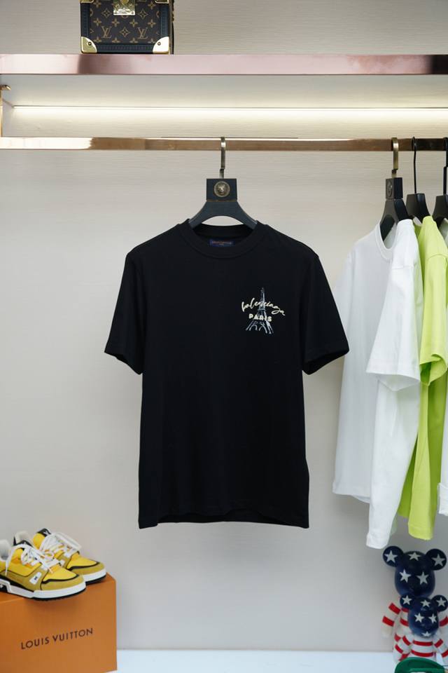 Style No. 20253323 Miumi* new logo embroidered letters Polo collar short-sleeved