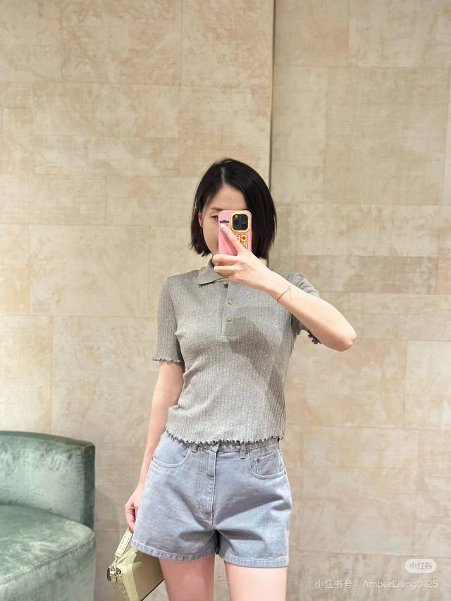 Louis Vuitto* 25Ss new T-shirt wide-leg pants suit new pattern printed fabric le