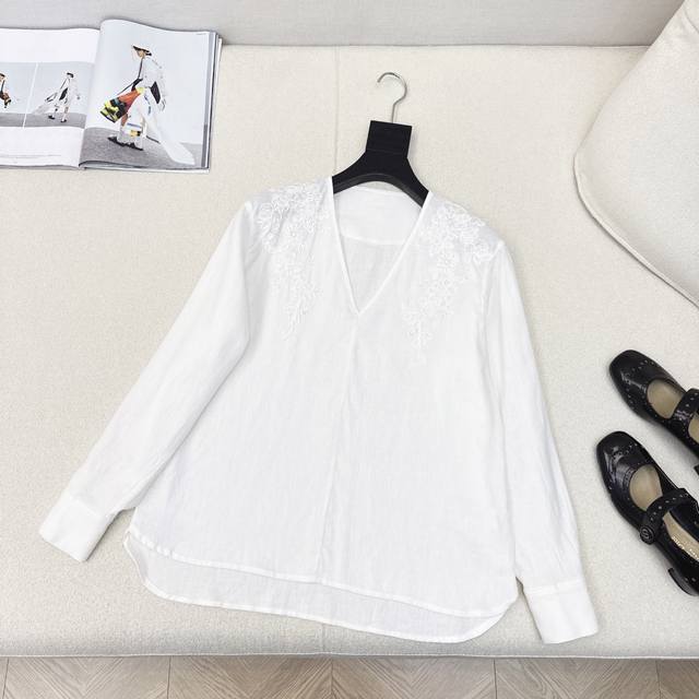 2025 new product real shot Pa spring and summer new round neck T-shirt; made of