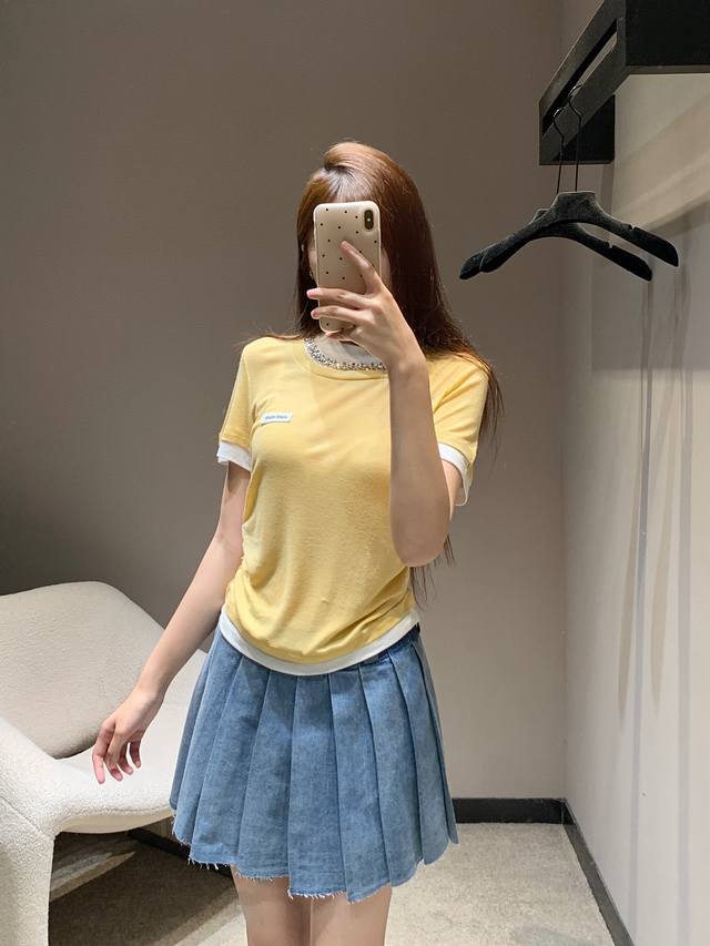 Chan25 Spring and Summer Limited Edition Customized jacquard craft round neck me