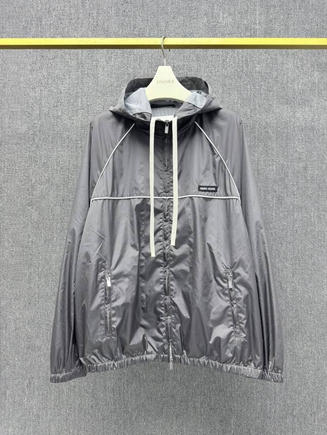 2025 Summer New Fashion Printed Hooded Jacket Customized Yb Imported Sun Protect
