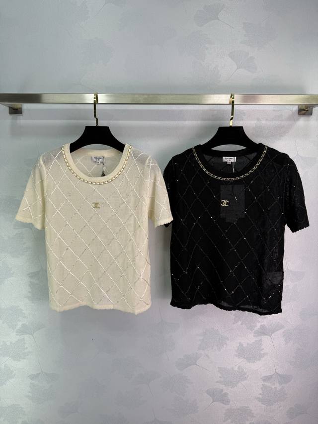 Max Mar*25 Spring and Summer new printed short-sleeved T-shirt Decorated with hi