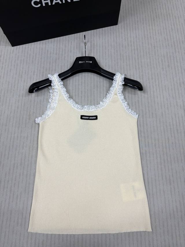 Miumi*2025 new products are on sale striped vest dress Customized Yb twill cotto