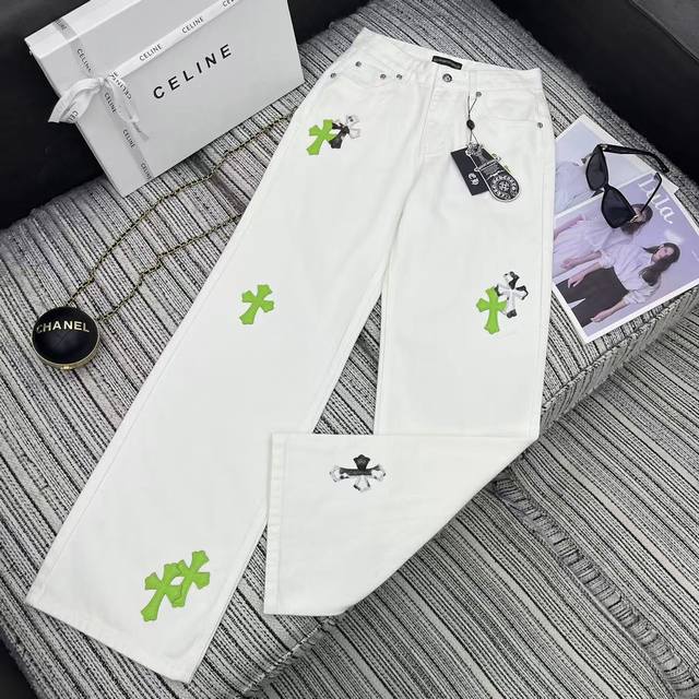 Chane*2025 new arrivals high waisted cuffed trousers Customized Yb twill cotton