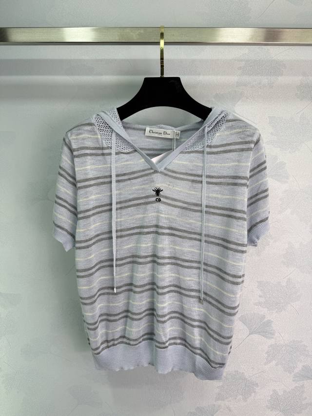 Chane*2025 new arrivals lapel knitted short sleeves Customized Yb silk and wool