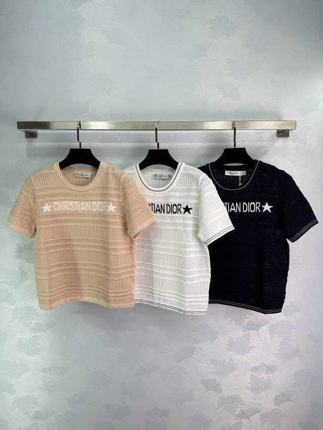 D*Or 25S early spring new product! Butterfly wool short-sleeved sweater! The pos