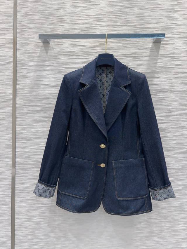 Louis Vuitto* 2025Ss new Monogram print suit is fashionable, low-key, luxurious