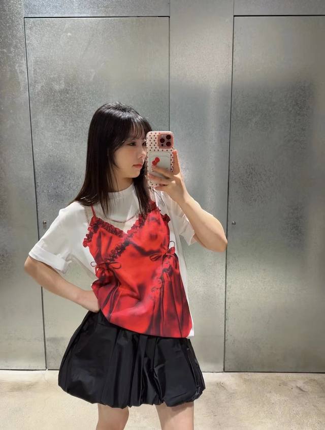 Chane*2025 new arrivals pleated sleeveless shirt and skirt set Customized Yb imp