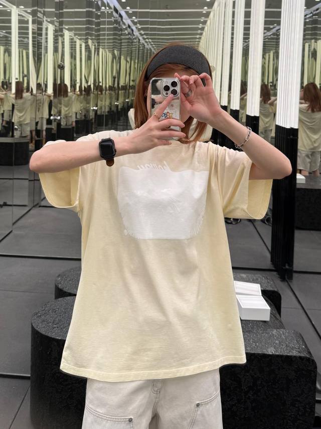 Moncler top quality 2025 new short sleeves! Selected top quality mercerized cott