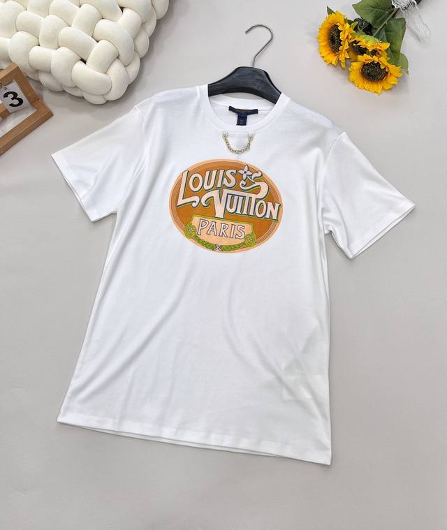 2025Ss Lvjia Spring and Summer new short-sleeved hot-selling customized pure cot