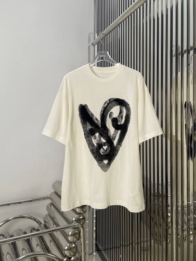 Balenciaga Paris reverse letter three-dimensional foam short-sleeved T-shirt The
