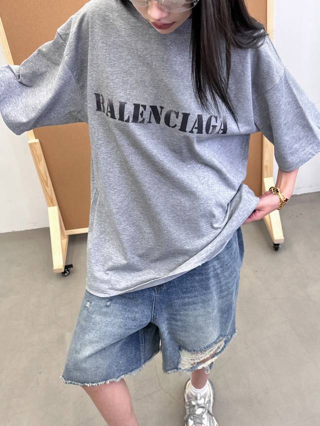 High-end quality Balenciaga Original high-weight yarn cotton fabric Heavy crafts